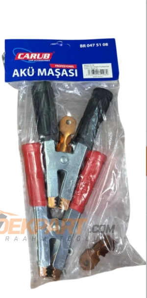 AKÜ MAŞASI PROFESYONEL KIRMIZI-SİYAH  (2 ADET)